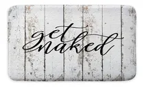 Comprar Jawo Get Naked Bath Mat Lindo Funny Shower Mat Rustic Gray W