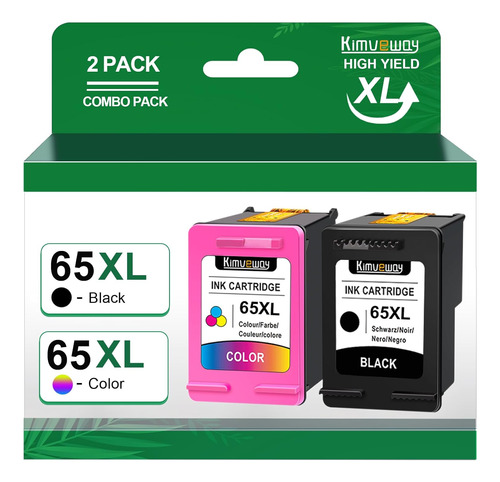 Cartuchos De Tinta 65xl Compatibles Con Hp Ink 65 High Yield