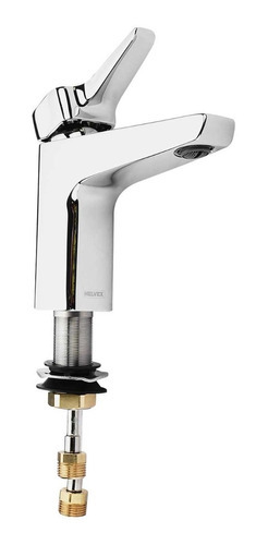 Monomando Bajo Para Lavabo Lusitania Helvex Lus-100 Cromo