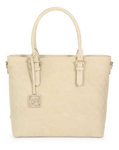 Bolsa Tote Para Mujer Cloe Suede Con Charm