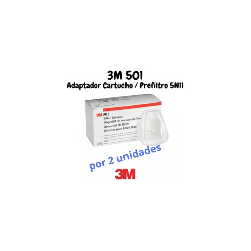 Retenedor 3m 501 P/prefiltro 5n11 Serie 6000 /pack X 2 U