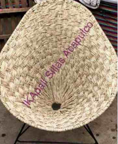 Imagen 3 de 5 de Silla Acapulco Clásica Palma Natural (set 2 Pzs) **envio Gr