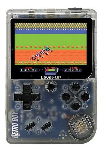 Consola Retro Boy Level Up Juego Portatil 168 Juegos A Bateria Recargable