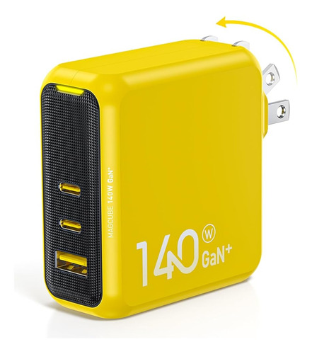 Aohi Magcube 140w Gan+ Usb C Cargador Pd 3.1 Macbook Pro Car