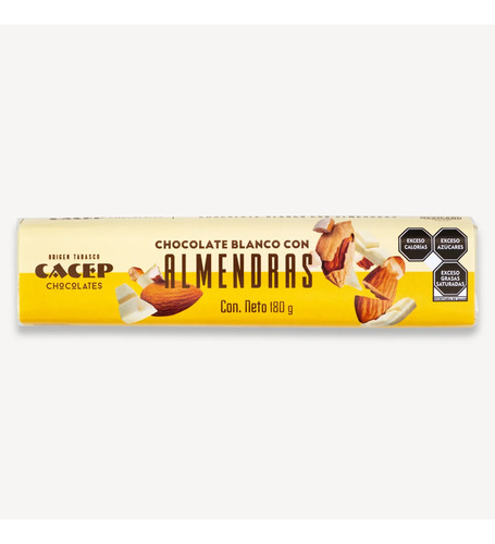 Chocolate Blanco Con Almendras 180 Gr