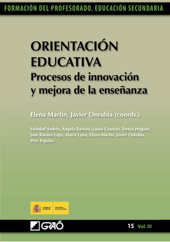 Libro: Orientación Educativa. Procesos De Innovación Y Mejor