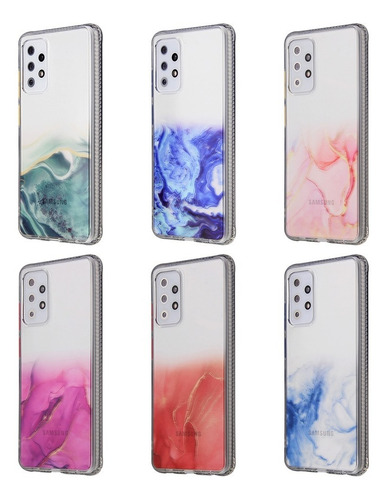 Imagem 1 de 8 de Capa Case Capinha Marmorizada A01 A20s A21s A30 A31 A51 A71