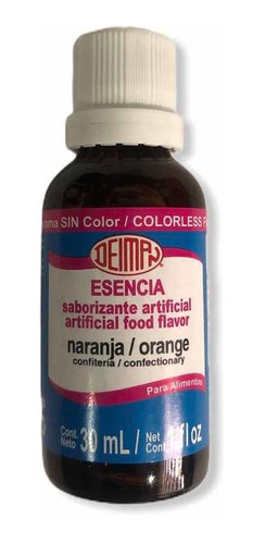 Esencia Saborizante Para Confiteria De Naranja 30ml