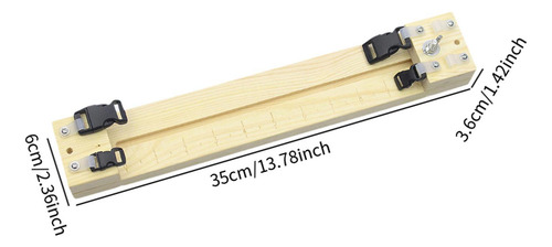 Plantilla De Paracord De Madera, Fabricante Largo 6 Pines