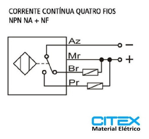 Cm18-3005nc Sensor Capacitivo Faceado 6~36v Na + Npn