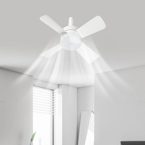 Luz De Ventilador De Soquete De 40 Cm Com Controle Remoto