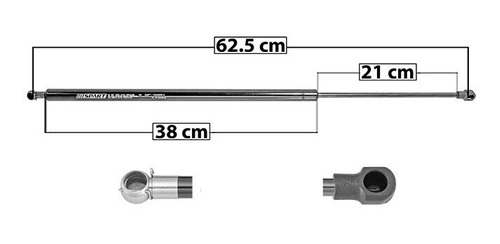 1 Amortiguador 5a Puerta Izq O Der Spart X3 Bmw 04/10