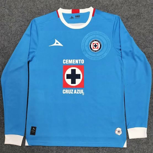 Jersey Cruz Azul Local Manga Larga 2024-2025