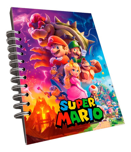 Cuadernos Mario Bros Tapa Dura