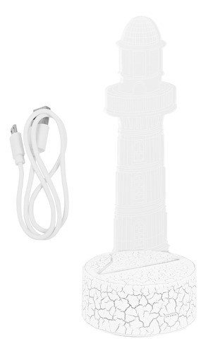 Lámpara De Luz Nocturna 3d Illusion Light 3d Lighthouse Cart