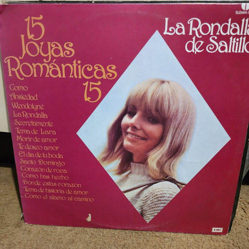 Disco Lp La Rondalla De Saltillo-15 Joyas Romanticas, Sal