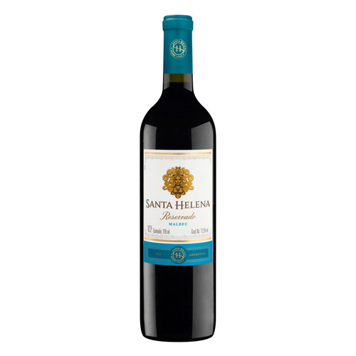 Imagem 1 de 2 de Vinho tinto seco Malbec Santa Helena Reservado 2020 adega Santa Helena 750 ml