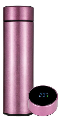 Garrafa Térmica Aço Inox 500 mL Rosa