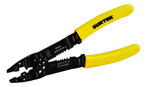 Pinza Pelacable 10-24 Awg De 9 Surtek
