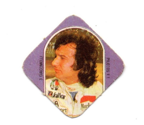 Figurita Futbol Fulbito 1981 N°3 Giacomelli Pilotos F1