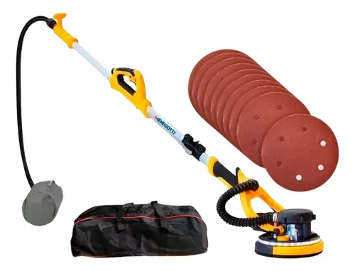 Lixadeira De Parede Girafa Mlp 750 Led Menegotti Cor Amarelo Frequência 60hz