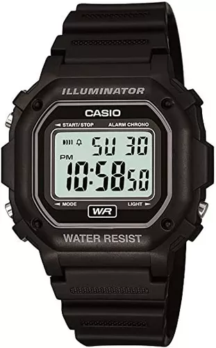 Reloj Casio digital negro cuadrado