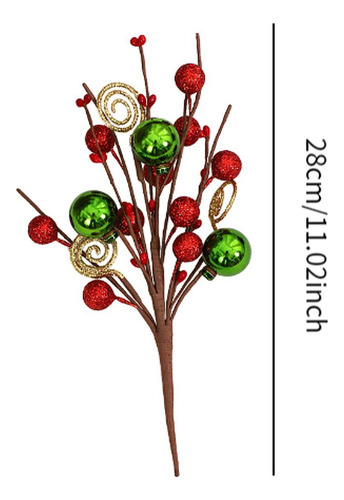 . 6 Palillos For Bolas De Navidad, Adornos For Ramas De