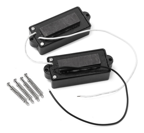 1 Noiseless Pastillas Para Bajos Eléctricos Negro Bricolaje