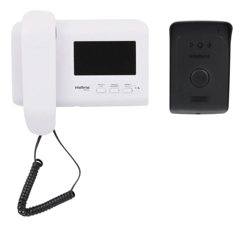 Porteiro Eletronico Interfone Intelbras Videoporteiro Camera Cor Branco