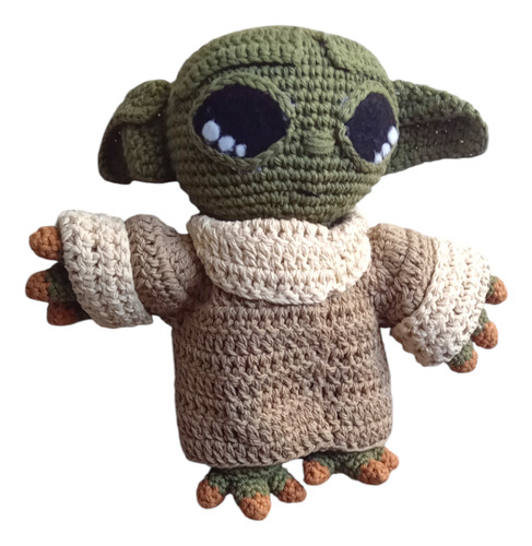 Yoda Muñeco Amigurumi