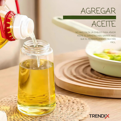 Botella Dispensadora Y Pulverizadora De Aceite 470 Ml