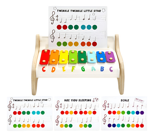 Instrumento Musical Infantil Xilófono De Elefante Didactico