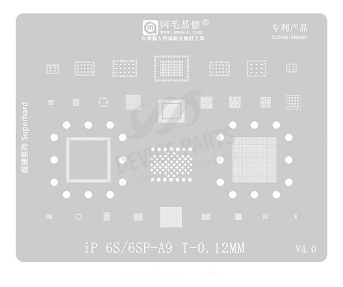 Stencil Amaoe Ip 6s 6sp-a9 T-0.12m