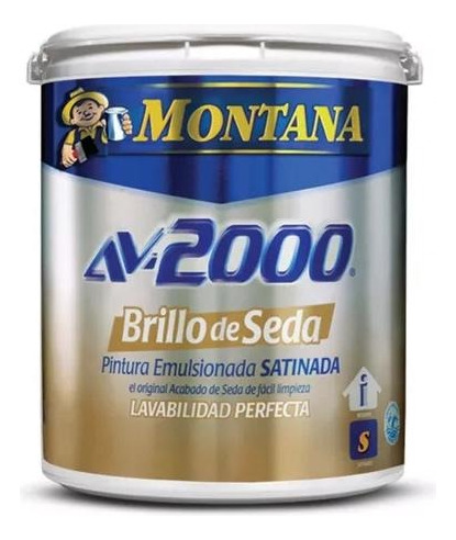 Pintura Montana Av-2000 Brillo De Seda Blanco Galón