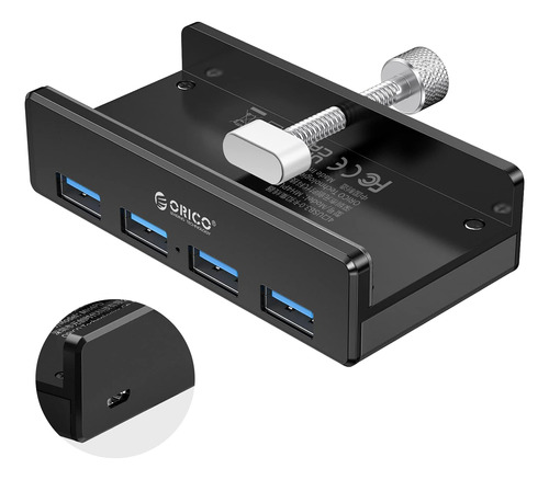 Hub Orico Usb 3.0, Abrazadera De Hub Usb, Conector Usb De 4