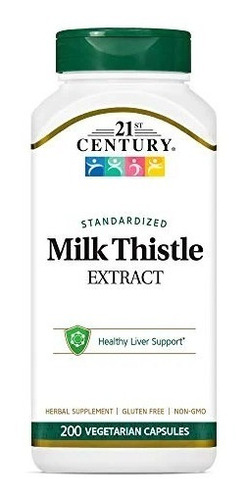 21st Century | Milk Thistle Extract I 175mg I 200 Capsulas