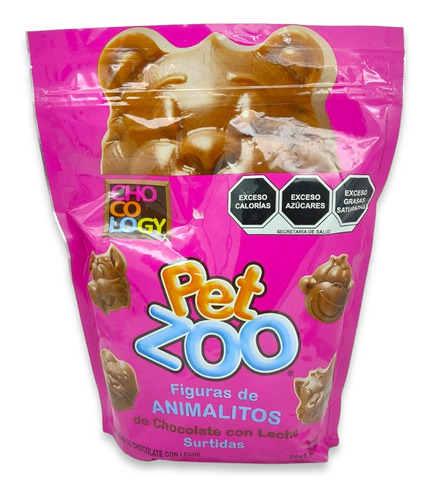 Figuras Animalitos Chocolate Leche Pet Zoo 500g