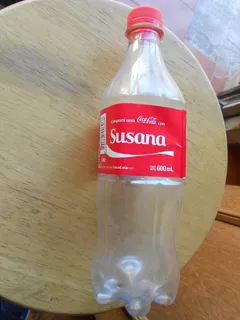 Botella Vacia Coca 600 Ml - 2015 - Susana - Plástico