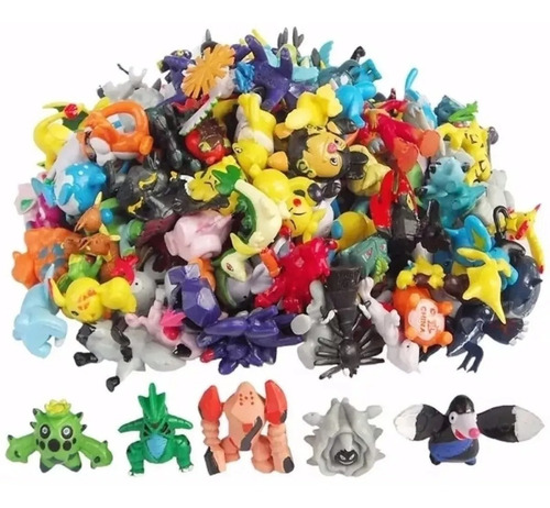 Imagem 3 de 3 de Pokebola Com 10 Miniaturas Pokemon Bonequinhos Anime