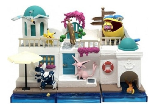 Boneco Pokemon Sudowoodo Re-ment Town Sea - Original 6cm