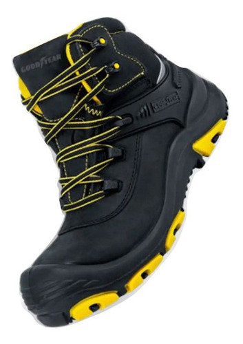 Imagen 3 de 7 de Bota Industrial Goodyear Y316 956233 Negro Casquillo P Hombr