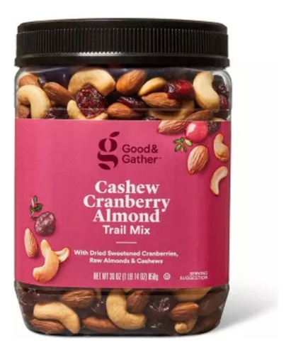 Cashew Cranberry Almond Tral Mix Good & Gather 30 Oz.