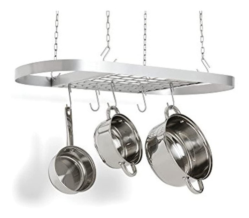 Fox Run 74935 Oval Pot Rack Carbon Steel