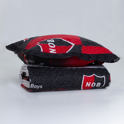 Cover Micromatelasseado Newells Oficial 1 1/2 Pl Esc