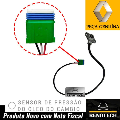 Sensor Pressao Camb Dp0 Megane Ii 2.0 16v 06 A 13 7700100009