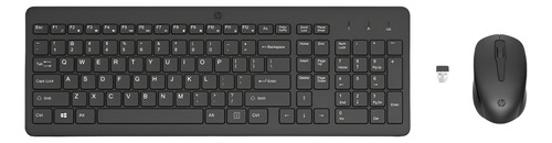 Kit Teclado E Mouse Sem Fio Hp330 Wireless Abnt2