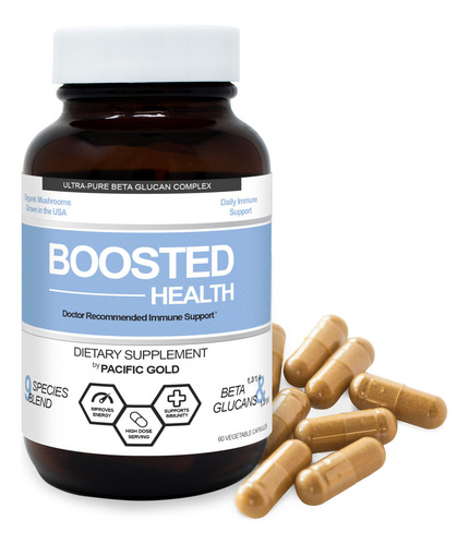 Boosted Health Complejo 9 Hongos 60 Cápsulas
