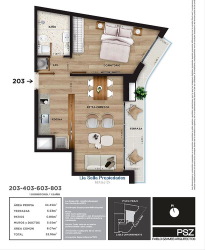 Imagen 3 de 9 de Venta Apartamento 1 Dormitorio En Cordón Cw168159