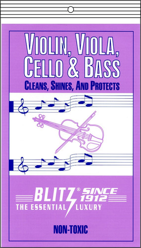 Blitz Musica Cuidado 333 Violin Viola Violonchelo 2 Paño