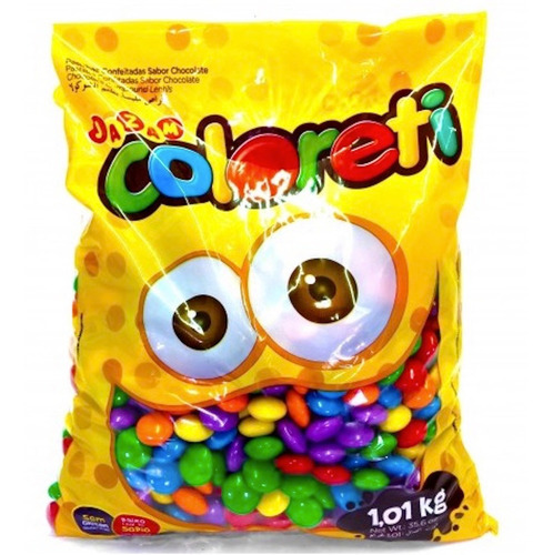 Confite Coloreti 2 Kg Tipo Rocklets Multicolores Sin Gluten